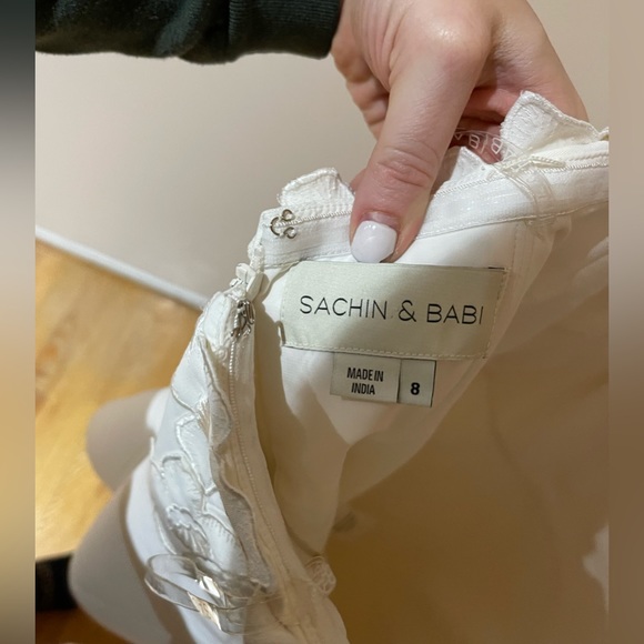 Alanna Embroidered Strapless Minidress - Picture 6 of 8